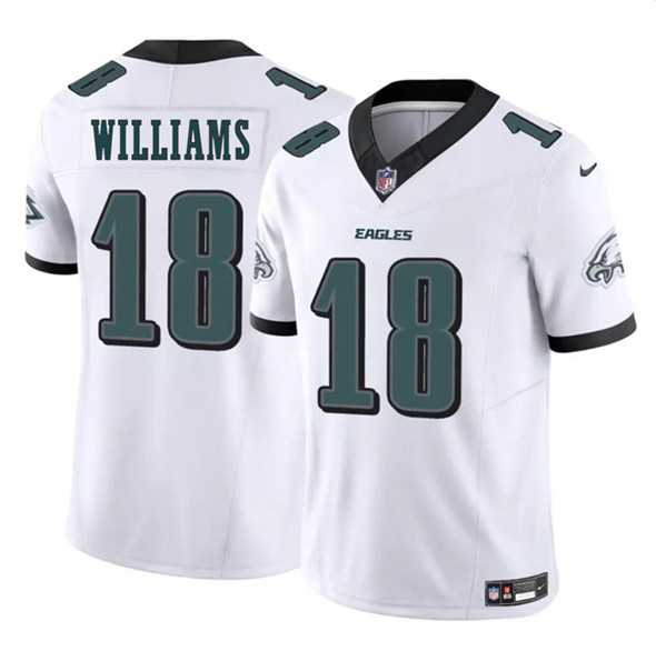 Men & Women & Youth Philadelphia Eagles #18 Avery Williams White 2024 New F.U.S.E. Vapor Untouchable Limited Stitched Jersey,We sell and wholesale Men & Women & Youth Philadelphia Eagles #18 Avery Williams White 2024 New F.U.S.E. Vapor Untouchable Limited Stitched Jersey on line form chian!